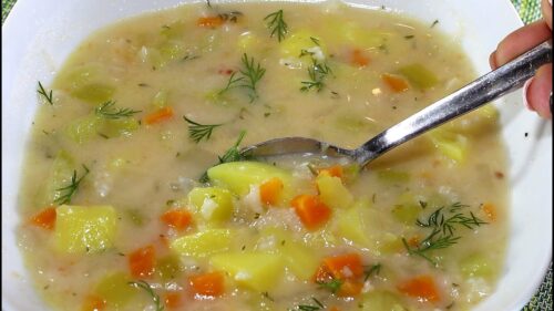 🍲 Čorba od tikvica i pirinča – lagano, zdravo i kremasto jelo